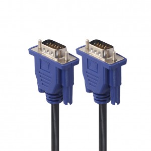 1.5 m / 3m / 5m VGA kabel sambungan HD 15 pin lelaki untuk lelaki Kabel VGA Cord Wire Line teras tembaga untuk PC Komputer Monitor Projecto