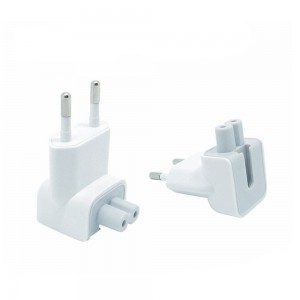 Odłączany Euro AC Wtyk Duck Głowa do Apple iPad iPhone 10W 12W USB Charger MacBook Mag Bezpieczny zasilacz Converter dla UE USA