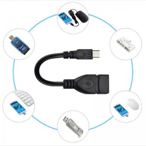 Flaş Drive için Samsung LG Sony Xiaomi Android Telefon için USB 2.0 OTG Adaptör Mikro USB Kabloları OTG USB Kablosu Mikro USB