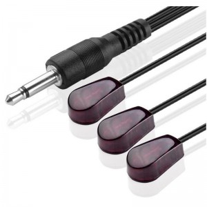 IR Emitter Triple Mini Stick-On Infrared Emitters Blink Eye Cable