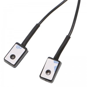 Двойная ИК-эмиттер Extender Мини клейких инфракрасные излучатели моргание глаза, пульт дистанционного управления Удлинительным кабель 3,5 мм 10 футов