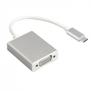 Type C to Female VGA Adapter Cable USBC USB 3.1 to VGA Adapter for Macbook