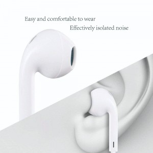 애플 이어폰 번개 EarPods |  아이폰 7 8 플러스 아이폰 X가 최대 XR을위한 마이크와 귀 이어폰에서 애플과 헤드폰