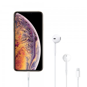 EarPods Apple Earphone Lightning |  Apple Dalam telinga fon telinga dan fon kepala dengan mikrofon untuk iPhone 7 8 Plus iPhone Xs Max XR