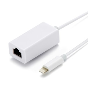 Lightning to rj45 ethernet lan adapter for iphone support IOS11