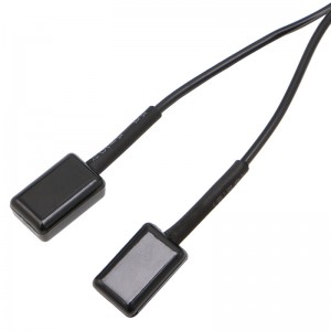 Dual emisor IR Extender Mini Stick-On Emisores de infrarrojos de parpadeo de ojos, Cable de extensión de control remoto de 3,5 mm 10 Pies