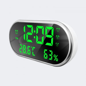 Ceas cu alarmă Multi-Function, inteligent ceas cu alarmă termometru digital interior, Stație de încărcare / încărcător de telefon cu port dual USB pentru iPhone iPad iPod telefon / / / și tablete Android
