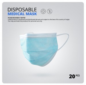 3 Layer Non-woven Dust Face Mask Thickened Disposable Mouth Mask Dust Filter Safety Mask