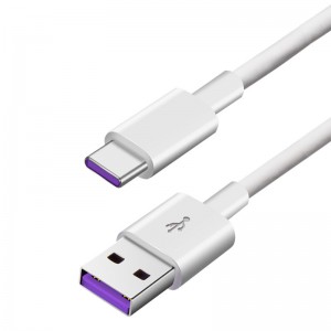 5A USB tipo C Cable USB 3.1 de carga rápida USB C Datos Supercharge cable para Huawei opo Xiaomi Mi Samsung Vivo TypeC cable