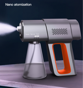 Handheld Rechargeable Electric Sanitizer Sprayer Machine Disinfection Nano Atomizer Steam Disinfectant Fogger Spray Gun